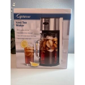 Capresso 80 oz. Ice Tea Maker with Glass Pitcher - Stainless